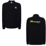 PORA210LS-Polo manches longues Noir Mixte